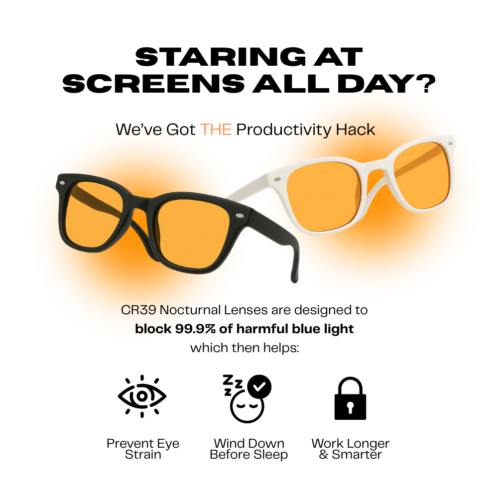 The Guardian Orange Lens Blue Light Blocking Glasses