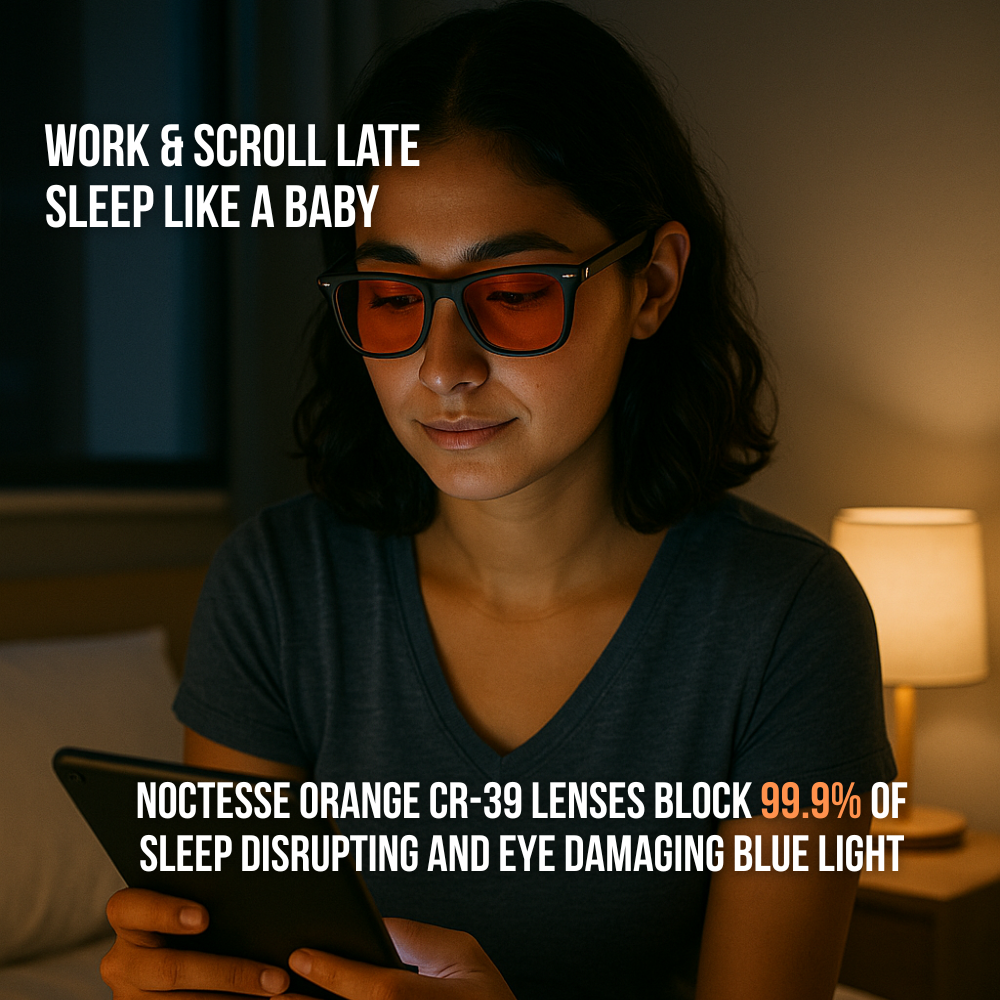 The Muse Amber Lens Blue Light Blocking Glasses