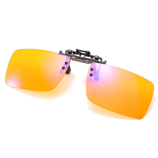 The Saviors Orange Lens Blue Light Blocking Clip Lenses for Reading Glasses