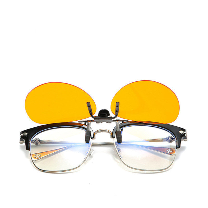 The Saviors Orange Lens Blue Light Blocking Clip Lenses for Reading Glasses