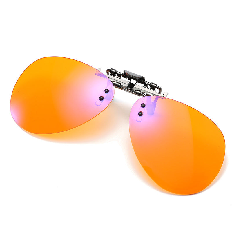 The Saviors Orange Lens Blue Light Blocking Clip Lenses for Reading Glasses