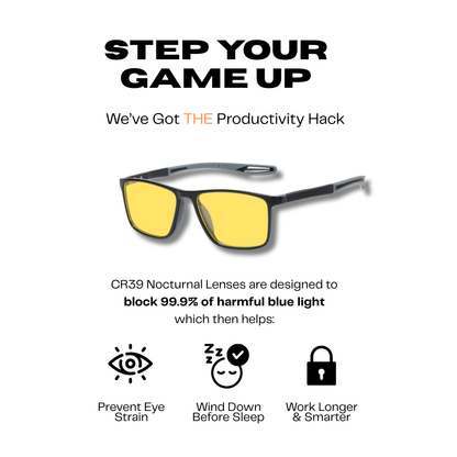 The Apex Amber Blue Light Blocking Glasses for Athletes